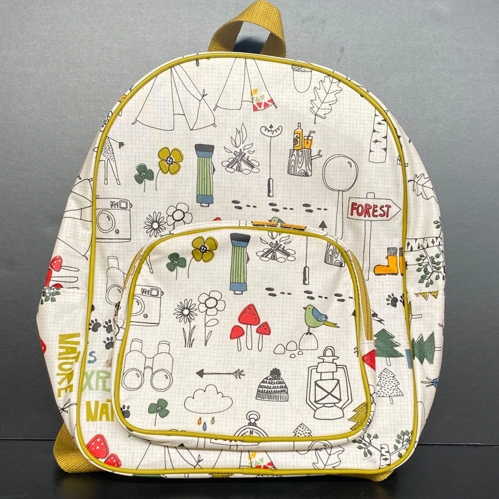 Ulster Weavers Kids Lightweight Backpack Camping Mushrooms Birds Outdoor Unisex